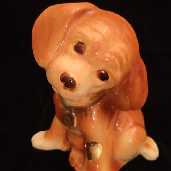 Vintage 1950’s Royal Copley Sad Puppy Dog figurine. With stickers. - Picture 6 of 6